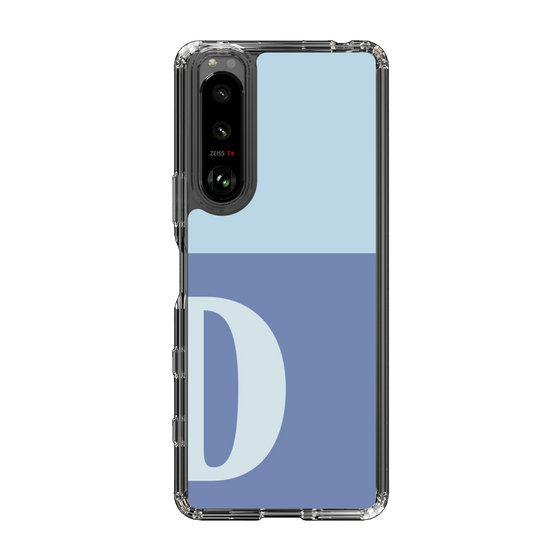 Slim Protection Case［ Original - initial two tone - D blue ］