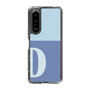 Slim Protection Case［ Original - initial two tone - D blue ］