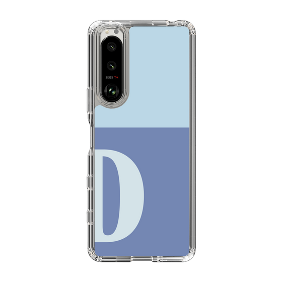 Slim Protection Case［ Original - initial two tone - D blue ］