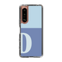Slim Protection Case［ Original - initial two tone - D blue ］