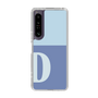 Slim Protection Case［ Original - initial two tone - D blue ］