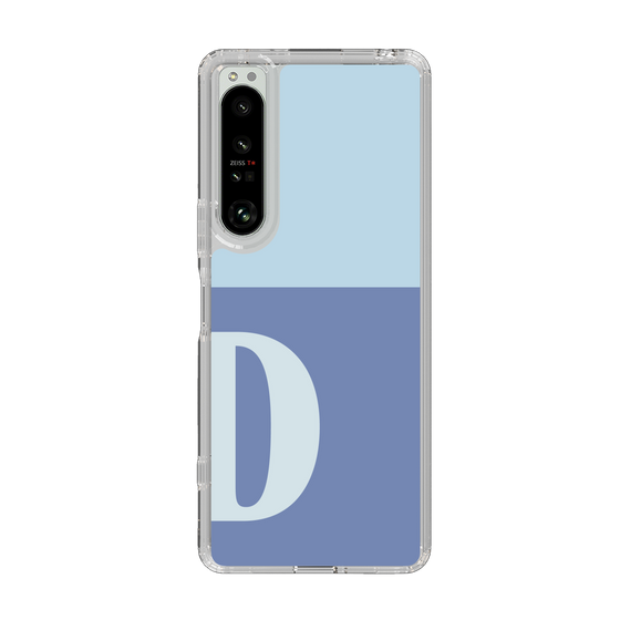 Slim Protection Case［ Original - initial two tone - D blue ］