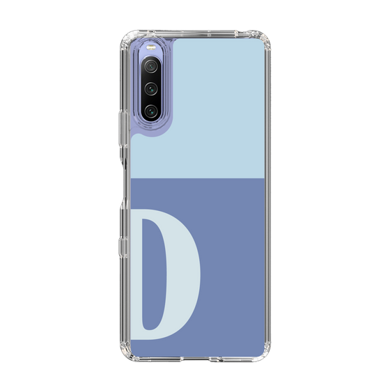 Slim Protection Case［ Original - initial two tone - D blue ］