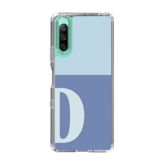 Slim Protection Case［ Original - initial two tone - D blue ］