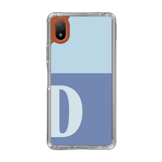 Slim Protection Case［ Original - initial two tone - D blue ］