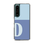 Slim Protection Case［ Original - initial two tone - D blue ］