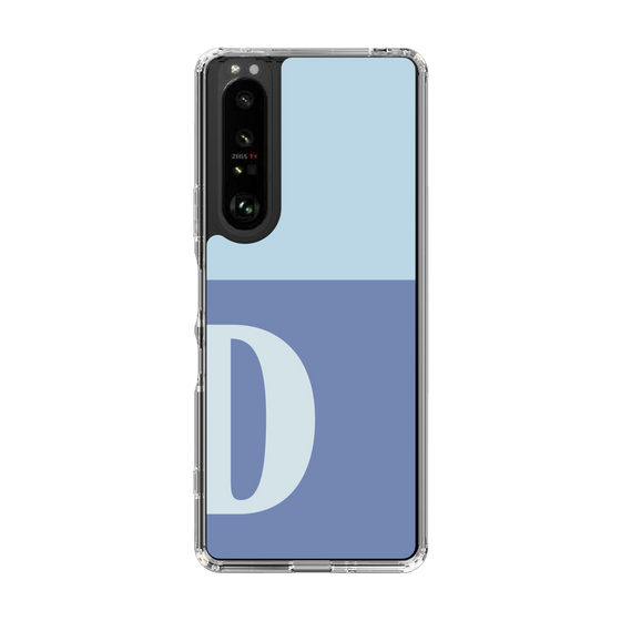 Slim Protection Case［ Original - initial two tone - D blue ］