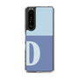 Slim Protection Case［ Original - initial two tone - D blue ］