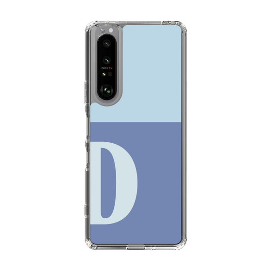 Slim Protection Case［ Original - initial two tone - D blue ］