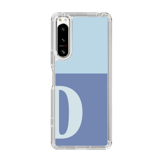 Slim Protection Case［ Original - initial two tone - D blue ］