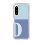 Slim Protection Case［ Original - initial two tone - D blue ］