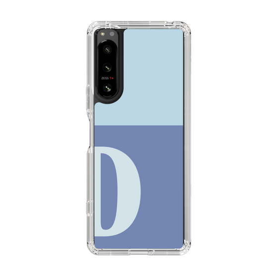 Slim Protection Case［ Original - initial two tone - D blue ］