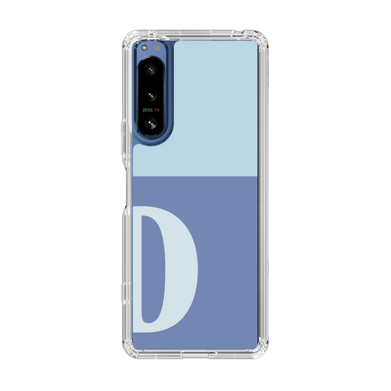 Slim Protection Case［ Original - initial two tone - D blue ］