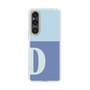 Slim Protection Case［ Original - initial two tone - D blue ］