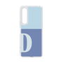 Slim Protection Case［ Original - initial two tone - D blue ］