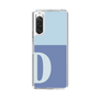 Slim Protection Case［ Original - initial two tone - D blue ］