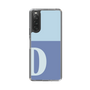 Slim Protection Case［ Original - initial two tone - D blue ］