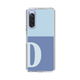 Slim Protection Case［ Original - initial two tone - D blue ］