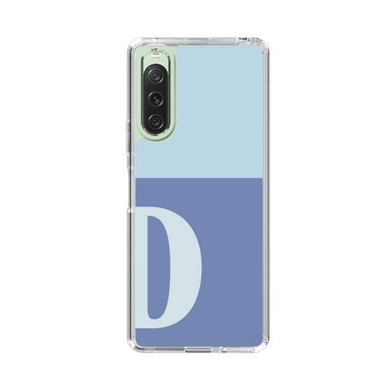 Slim Protection Case［ Original - initial two tone - D blue ］