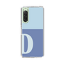 Slim Protection Case［ Original - initial two tone - D blue ］