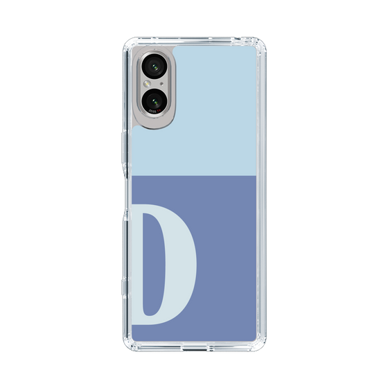 Slim Protection Case［ Original - initial two tone - D blue ］