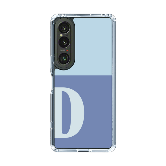 Slim Protection Case［ Original - initial two tone - D blue ］