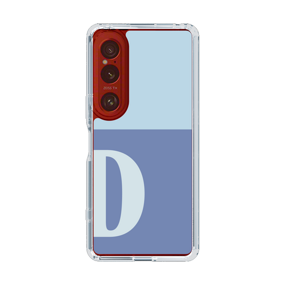 Slim Protection Case［ Original - initial two tone - D blue ］