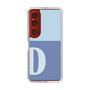 Slim Protection Case［ Original - initial two tone - D blue ］
