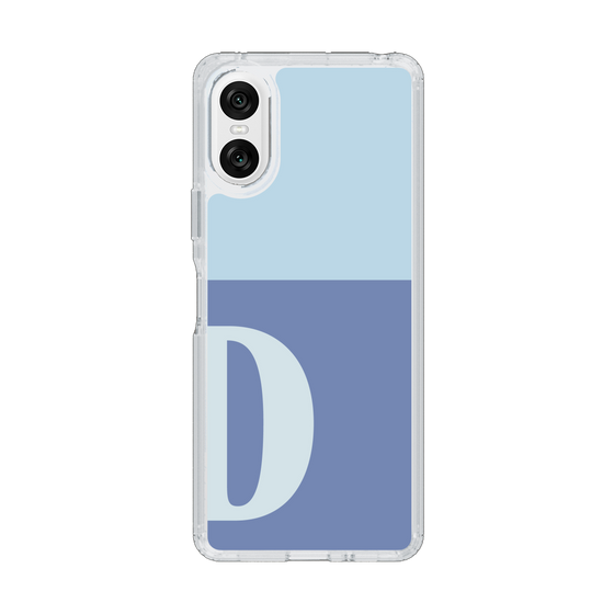 Slim Protection Case［ Original - initial two tone - D blue ］