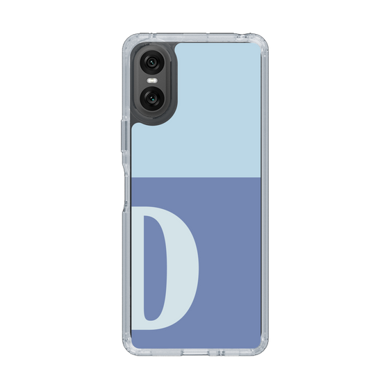 Slim Protection Case［ Original - initial two tone - D blue ］