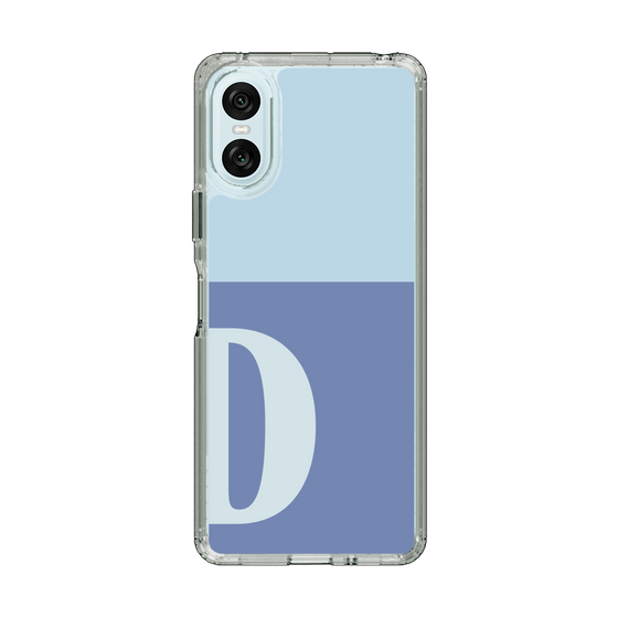 Slim Protection Case［ Original - initial two tone - D blue ］