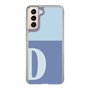 Slim Protection Case［ Original - initial two tone - D blue ］