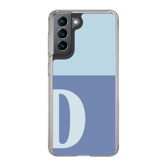 Slim Protection Case［ Original - initial two tone - D blue ］