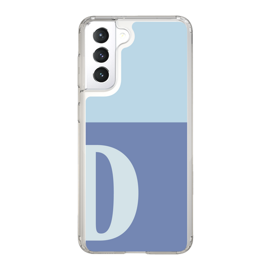 Slim Protection Case［ Original - initial two tone - D blue ］