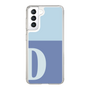 Slim Protection Case［ Original - initial two tone - D blue ］