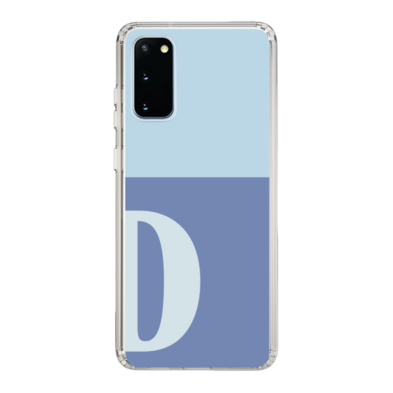 Slim Protection Case［ Original - initial two tone - D blue ］