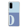 Slim Protection Case［ Original - initial two tone - D blue ］