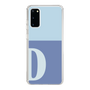 Slim Protection Case［ Original - initial two tone - D blue ］