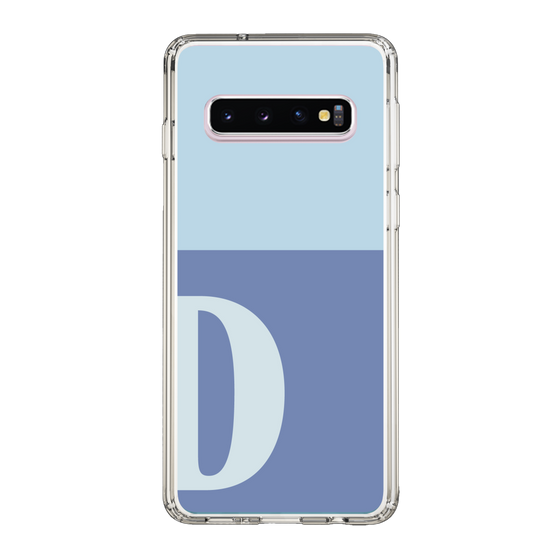 Slim Protection Case［ Original - initial two tone - D blue ］