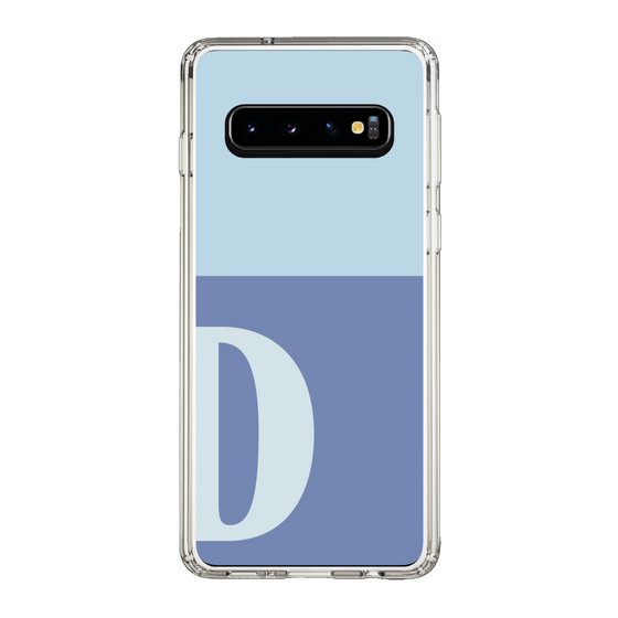 Slim Protection Case［ Original - initial two tone - D blue ］