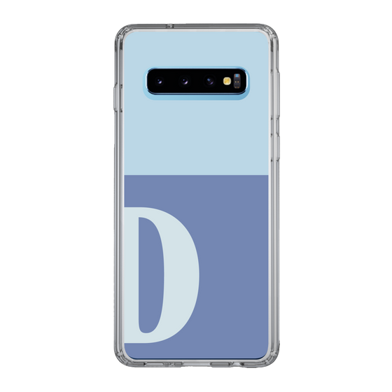 Slim Protection Case［ Original - initial two tone - D blue ］