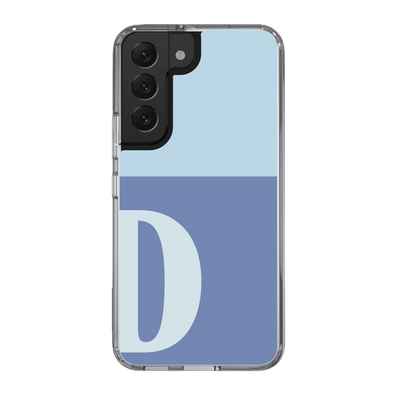 Slim Protection Case［ Original - initial two tone - D blue ］