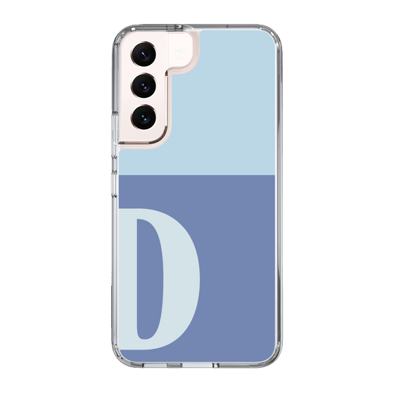 Slim Protection Case［ Original - initial two tone - D blue ］