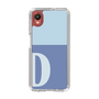 Slim Protection Case［ Original - initial two tone - D blue ］