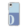 Slim Protection Case［ Original - initial two tone - D blue ］
