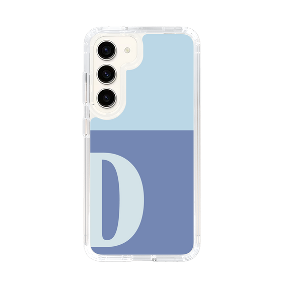 Slim Protection Case［ Original - initial two tone - D blue ］