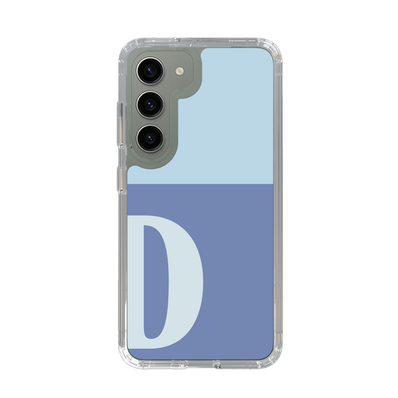 Slim Protection Case［ Original - initial two tone - D blue ］
