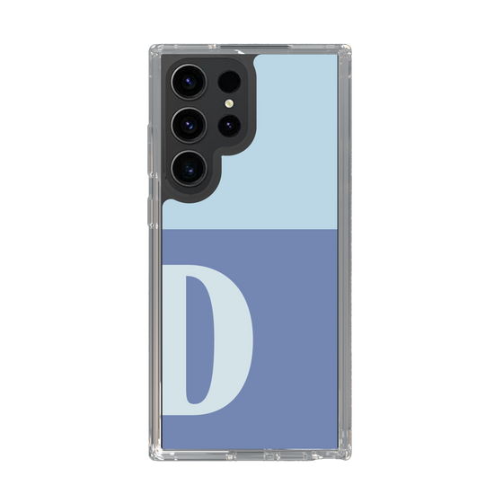 Slim Protection Case［ Original - initial two tone - D blue ］