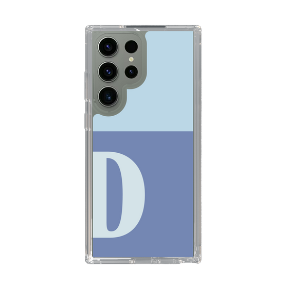 Slim Protection Case［ Original - initial two tone - D blue ］
