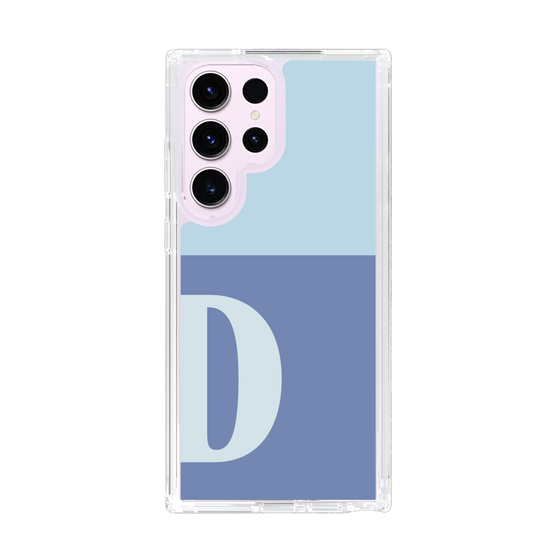 Slim Protection Case［ Original - initial two tone - D blue ］